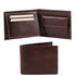 Exclusive 3 fold leather wallet for men with coin pocket